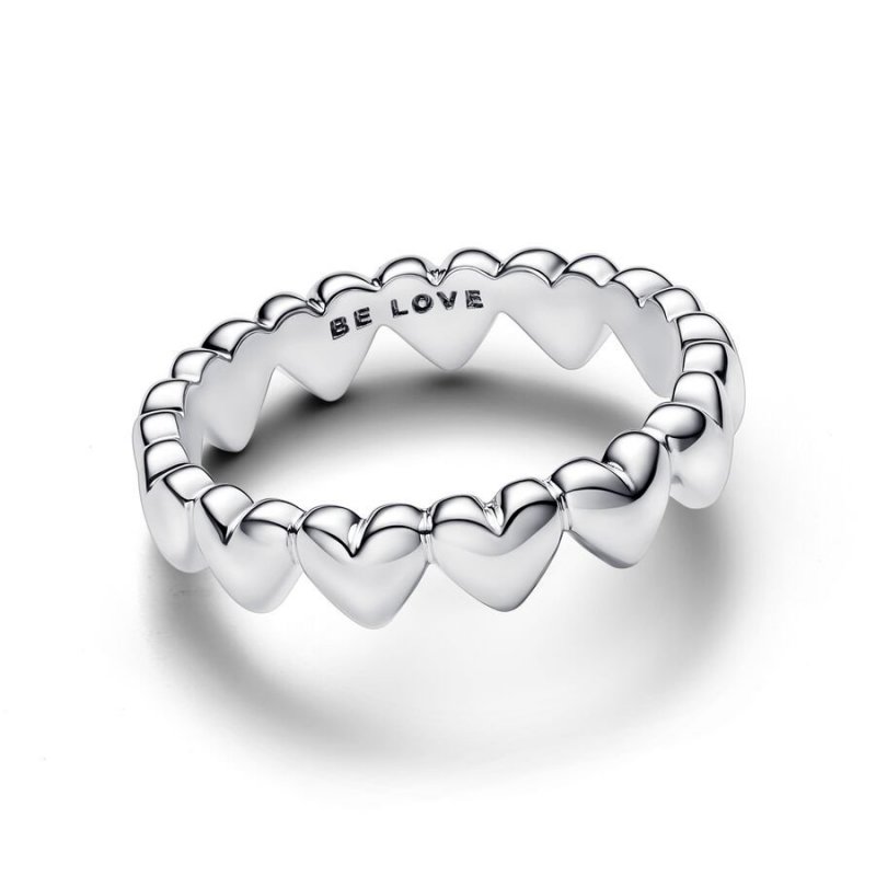 Anello Fascia a Cuori Be Love