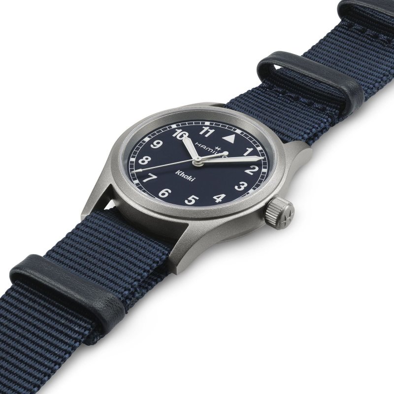 Hamilton - Khaki Field Quartz - Blu - Acciaio