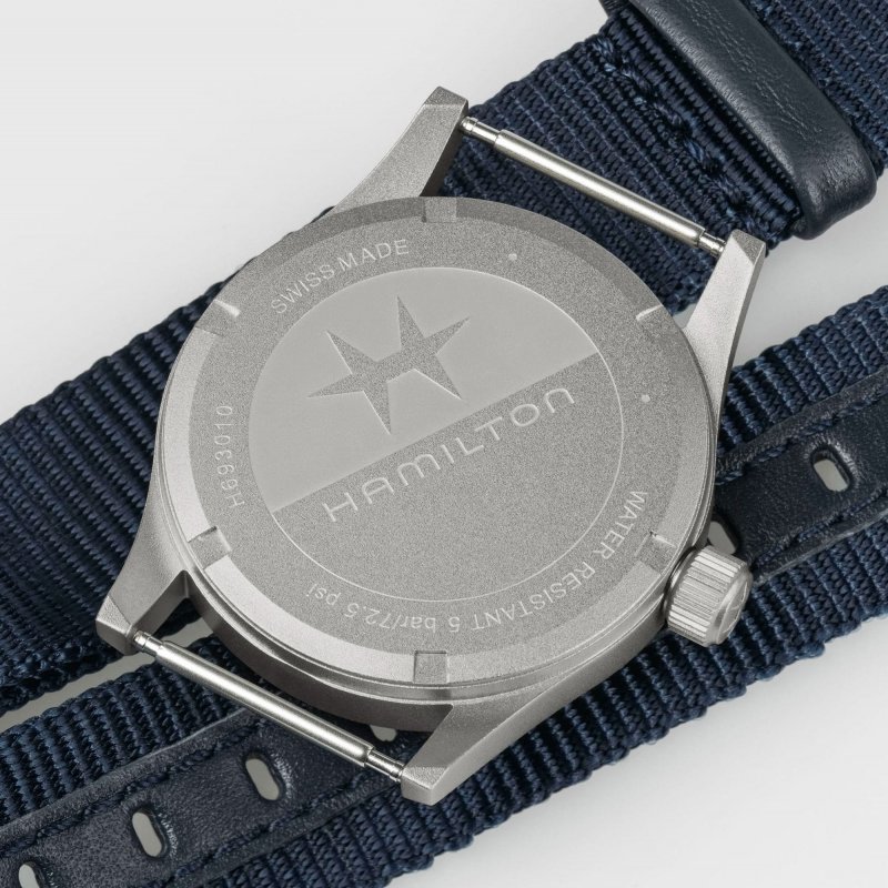 Hamilton - Khaki Field Quartz - Blu - Acciaio