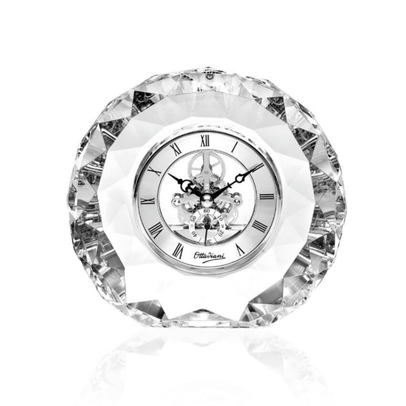 Ottaviani - Orologio Cristallo - H. 15,5 Cm