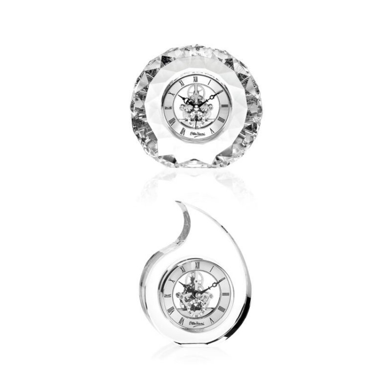 Ottaviani - Orologio Cristallo - H. 15,5 Cm