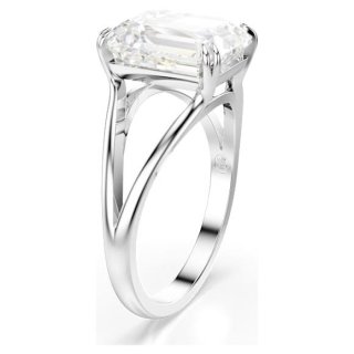 Swarovski - Anello Cocktail Stilla - Bianco - Placcato Rodio