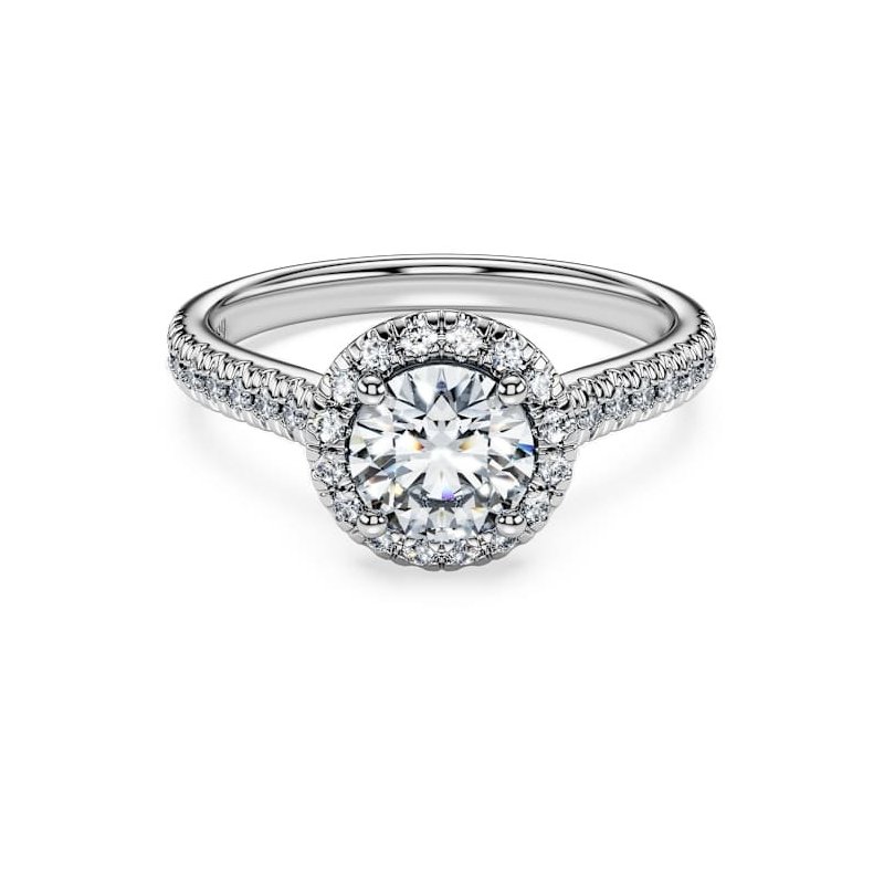Swarovski - Anello Eternity - Oro Bianco - Diamante