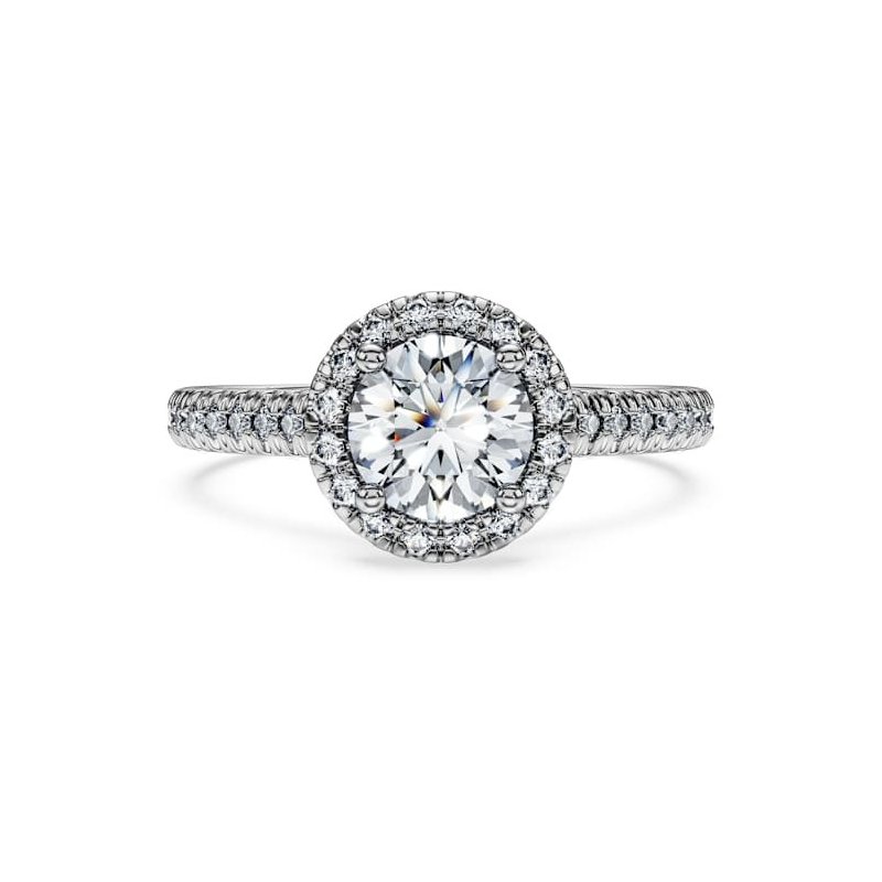 Swarovski - Anello Eternity - Oro Bianco - Diamante