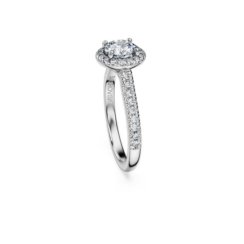 Swarovski - Anello Eternity - Oro Bianco - Diamante