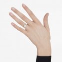 Swarovski - Anello Eternity - Oro Bianco - Diamante