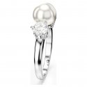 Swarovski - Anello Matrix - Cristalli - Bianco