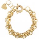 Bracciale Donna Gioielli 4Us Cesare Paciotti Brass 4Ubr7332W