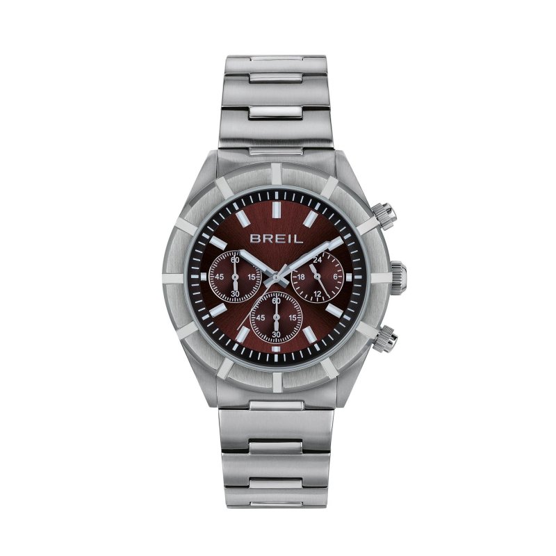Breil Tribe - Chrono Gent 42 Mm - Acciaio - Marrone