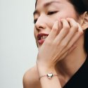 Bracciale Pandora Moments con maglia geometrica e chiusura regolabile