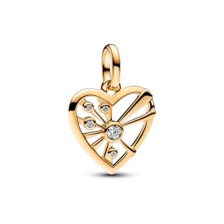 Charm Medallion Heart & Rays Pandora ME