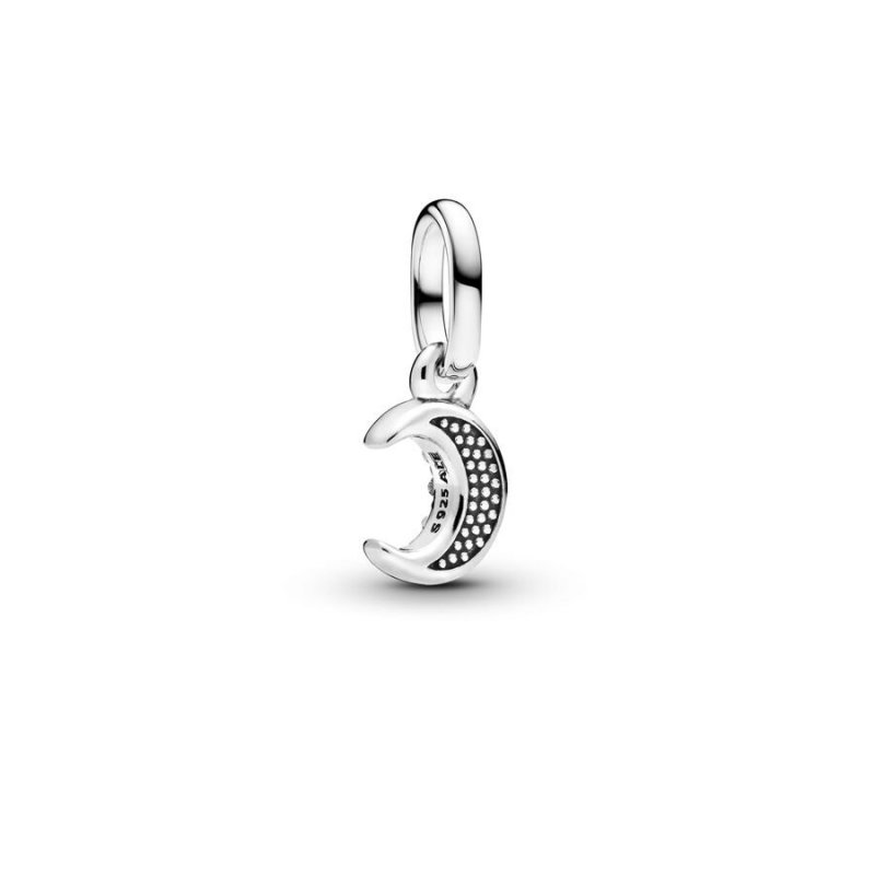 Charm Mini Pendente Luna Blu Pandora ME