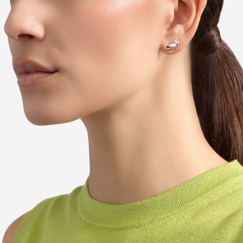 Dodo - Orecchino Stud Nodo - Argento 925