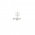 Dodo - Orecchino Stud Nodo - Argento 925