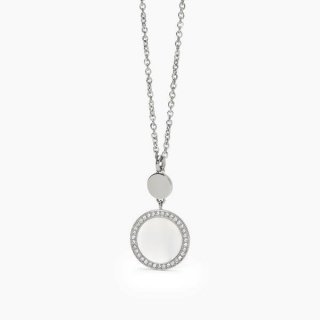 2 Jewels - Girocollo In Acciaio 316L - Madreperla - Cristalli