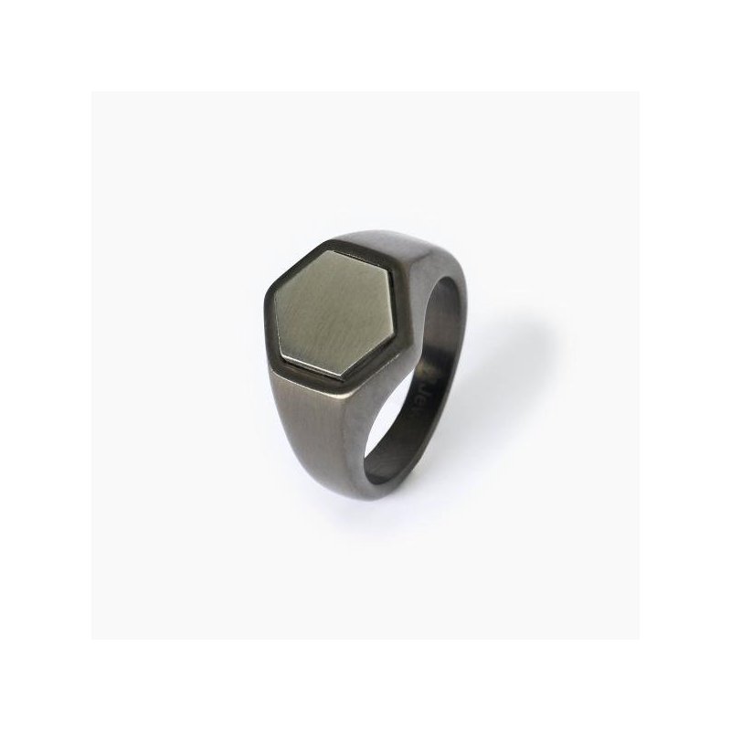 2 Jewels - Anello In Acciaio 316L - Pvd Gunmetal