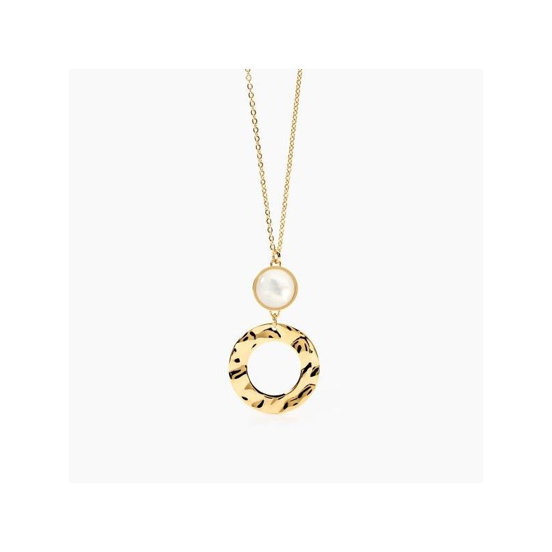 2 Jewels - Girocollo In Acciaio 316L - Pvd Giallo - Perle Conchig