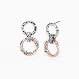 2 Jewels - Orecchini In Acciaio 316L - Pvd Rosé - Cristalli