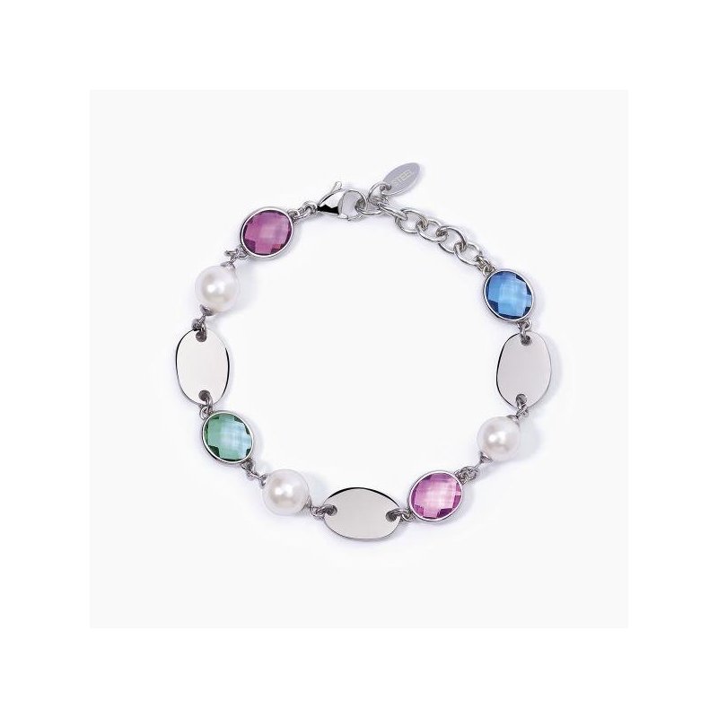 2 Jewels - Bracciale In Acciaio 316L - Elementi In Glass