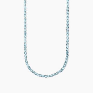 2 Jewels - Girocollo In Acciaio 316L - Cristalli Azzurri