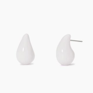 2 Jewels - Orecchini In Acciaio 304 - Smalto Bianco
