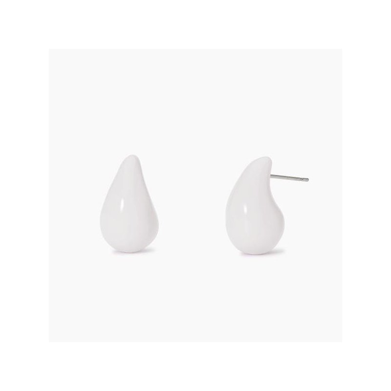 2 Jewels - Orecchini In Acciaio 304 - Smalto Bianco
