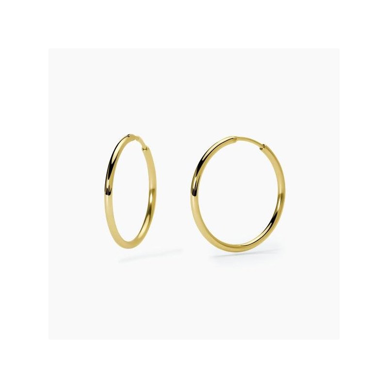 2 Jewels - Orecchini In Acciaio 316L - Pvd Giallo - Cerchio