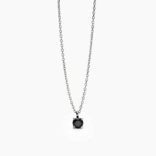 2 Jewels - Collana In Acciaio 316L - Zirconi Nero