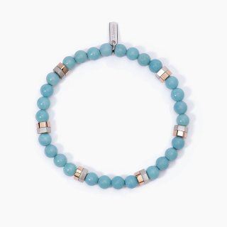 2 Jewels - Bracciale Turchese E Acciaio 316L - Pvd Rosé - Turchese
