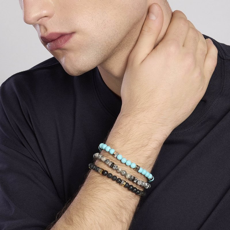 2 Jewels - Bracciale Turchese E Acciaio 316L - Pvd Rosé - Turchese