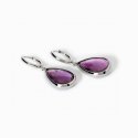 2 Jewels - Orecchini In Acciaio 316L - Glass Viola
