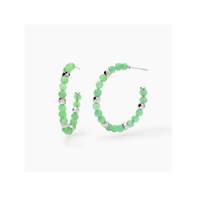 2 Jewels - Orecchini In Acciaio 316L - Glass Verde