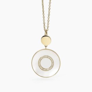 2 Jewels - Girocollo In Acciaio 316L - Pvd Giallo - Madreperla Cr