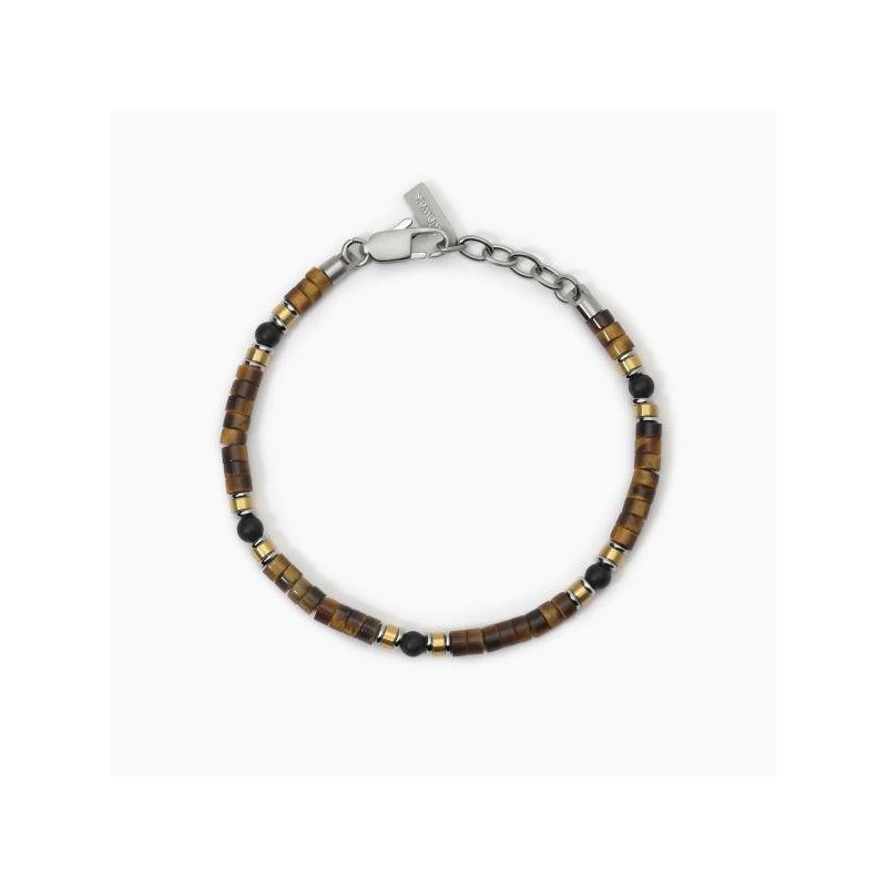 2 Jewels - Bracciale In Acciaio - Pvd Giallo - Agata