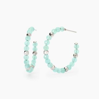 2 Jewels - Orecchini In Acciaio 316L Glass - Verde - Diamantato