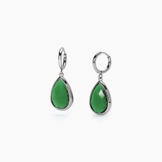 2 Jewels - Orecchini In Acciaio 316L - Glass Verde