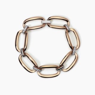 2 Jewels - Bracciale In Acciaio - Pvd Rosé - Cristalli