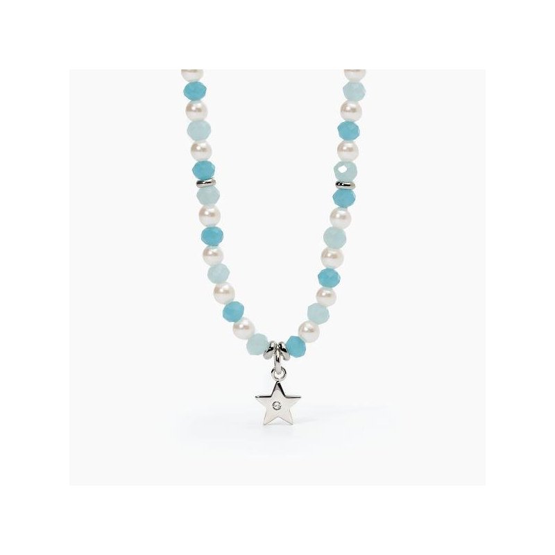 2 Jewels - Girocollo In Acciaio 316L - Glass - Perle Conchiglia