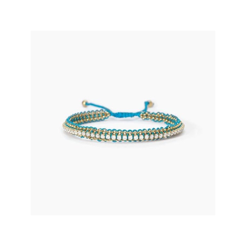 2 Jewels - Bracciale In Acciaio 316L - Pvd Giallo - Nylon