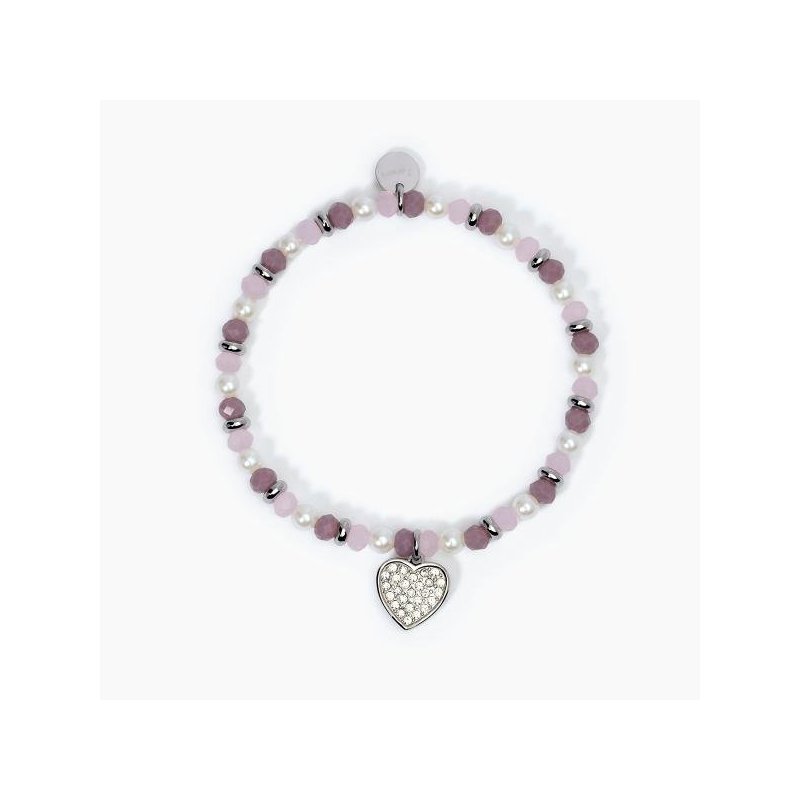 2 Jewels - Bracciale In Acciaio 316L - Glass - Perle Conchiglia