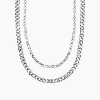 2 Jewels - Girocollo In Acciaio 316L - Cristalli