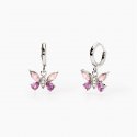 2 Jewels - Orecchini In Acciaio 316L - Tormalina Sintetica - Zirconi
