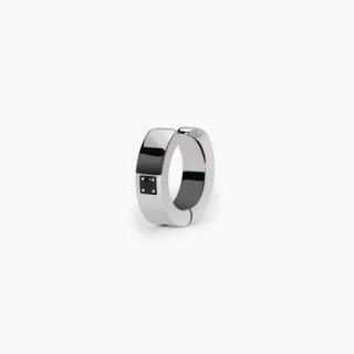 2 Jewels - Orecchino In Acciaio 304 - Cristallo Nero