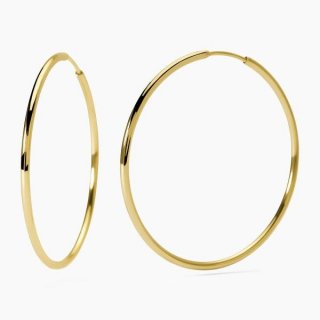 2 Jewels - Orecchini In Acciaio - Pvd Giallo - Ø 46 Mm
