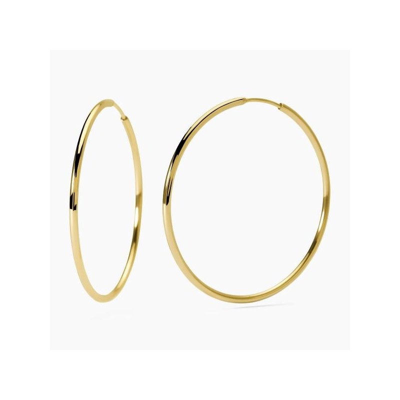 2 Jewels - Orecchini In Acciaio - Pvd Giallo - Ø 46 Mm