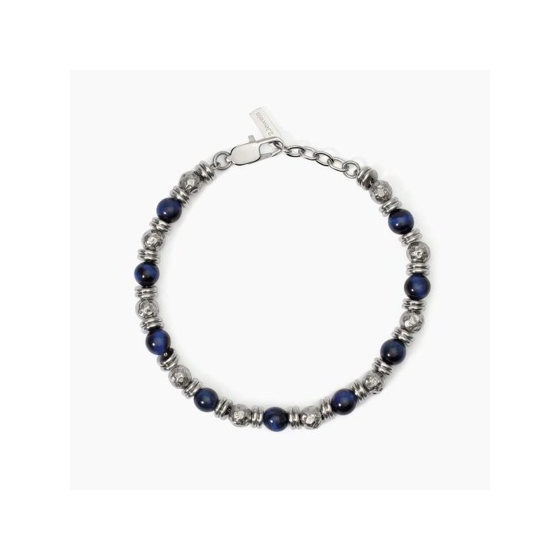 2 Jewels - Bracciale In Acciaio 316L - Occhio Di Tigre