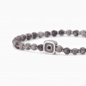 2 Jewels - Bracciale Agata Grigia - Acciaio 316L - Elegante