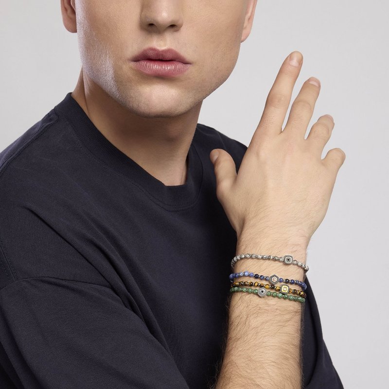 2 Jewels - Bracciale Agata Grigia - Acciaio 316L - Elegante