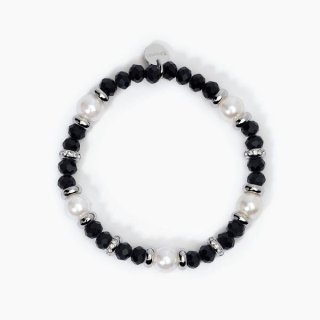 2 Jewels - Bracciale In Acciaio 316L - Glass Perle Conchiglia