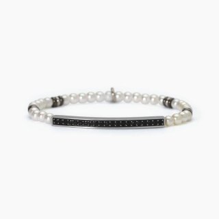 2 Jewels - Bracciale In Acciaio 316L - Perle Conchiglia - Cristal